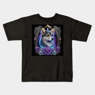 Shimmering Corgi Kids T-Shirt